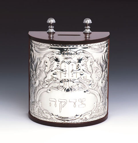 Silver Charity Box